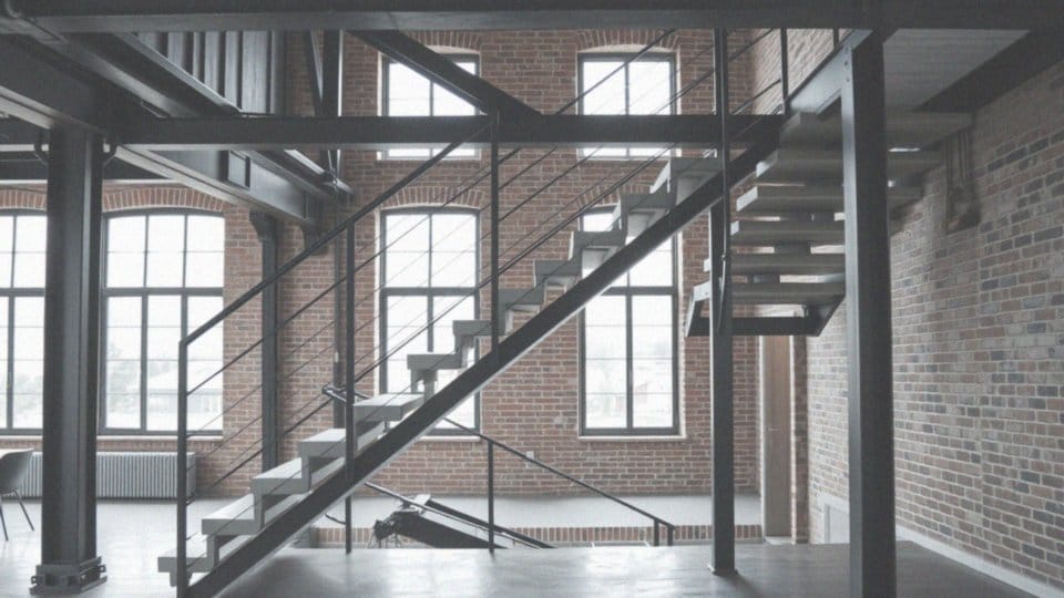 Jakie właściwości mają schody zabiegowe w stylu industrialnym?