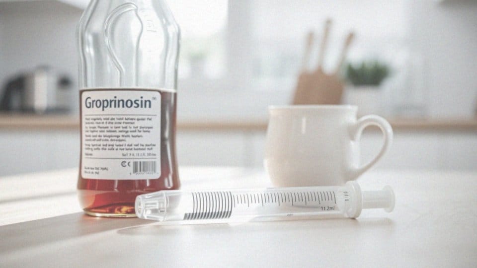 Jakie są maksymalne dawki syropu Groprinosin?