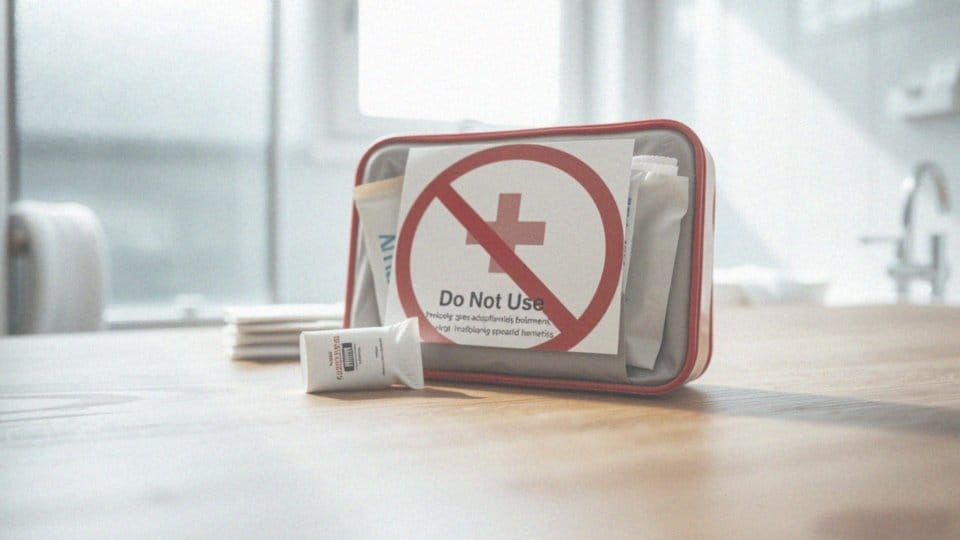 Kiedy powinno się unikać stosowania maści borowinowej?