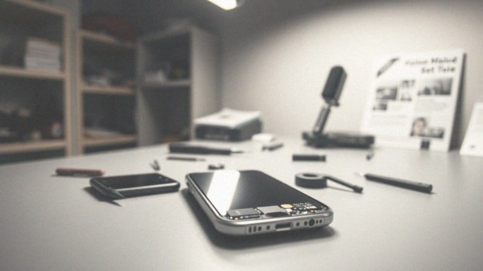 Co oznacza czarny ekran w telefonie?