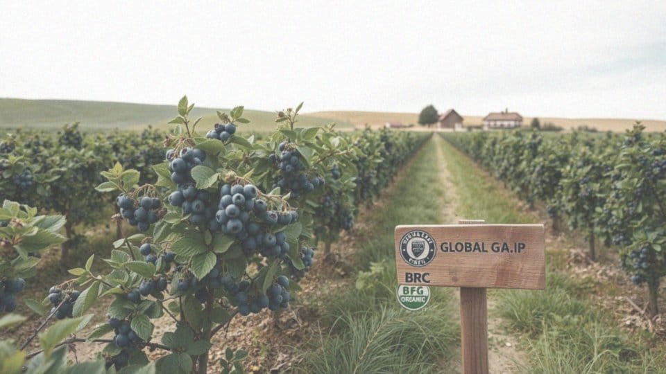 Jakie certyfikaty są ważne dla plantacji borówki amerykańskiej?