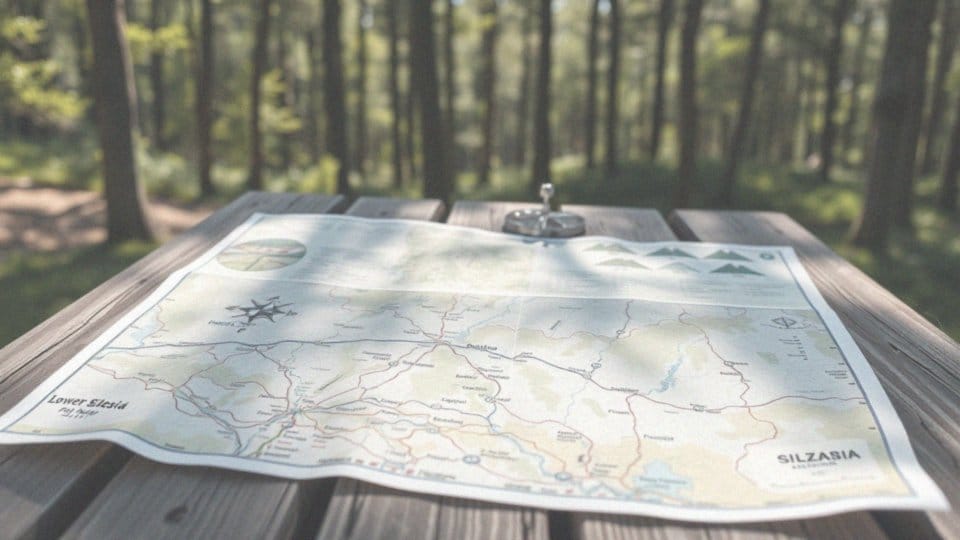 Jakie informacje można znaleźć na mapie turystycznej Dolnego Śląska?