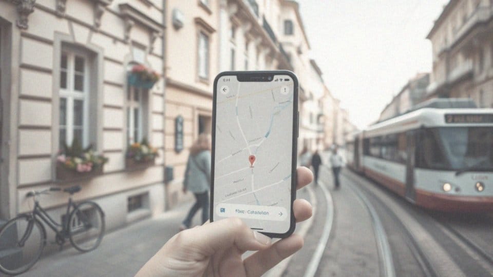 Jakie informacje mogę uzyskać dzięki mojej lokalizacji na mapie?