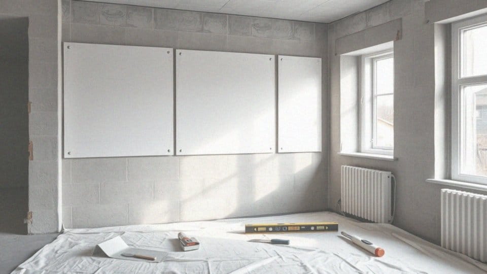 Jakie są najlepsze praktyki przyklejania płyt karton-gips na ścianach?