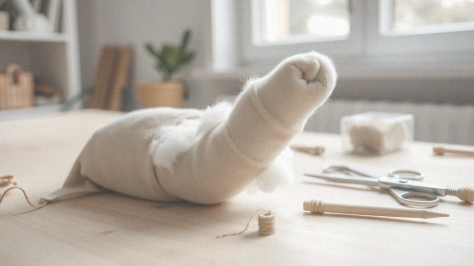 Jak wypełnić ogon kota?