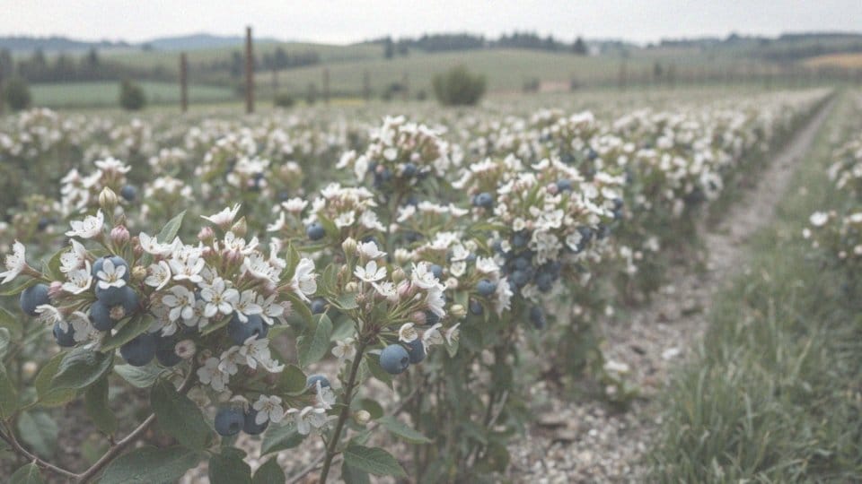 Kiedy jest termin kwitnienia borówki amerykańskiej?
