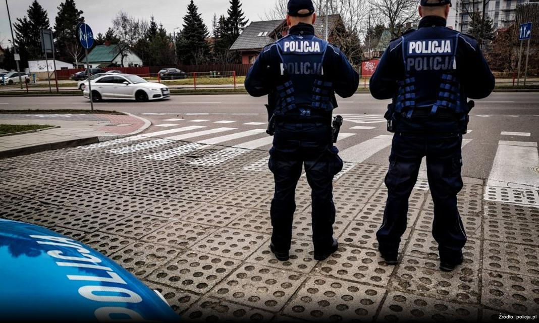 Akcja Policji w Warszawie na rzecz poprawy bezpieczeństwa pieszych